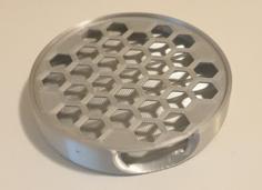 Round Honeycomb Soap Dish 3D Printer Model