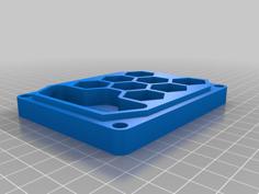 Dice Holder + Mini Case With Rolling Tray For 6x2mm Magnets 3D Printer Model