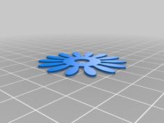 Earring Sunflower Girasol Maravilla Flor 3D Printer Model