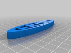 Fran Keyring 3D Printer Model