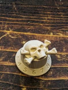 Volume Knob – Pirate Skull 3D Printer Model