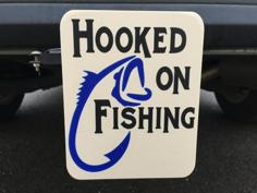 Trailer Hitch -Hooked On Fishing 3D Printer Model