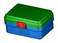 Rugged Storage Box 3D Printer Model