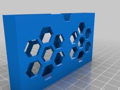 Hex Business Card Holder 3D Printer Model