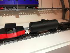 Tanker Car For OS-Railway – Fully 3D-printable Railway System! 3D Printer Model