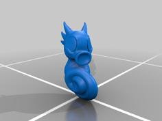 Horsea With Back Hook 3D Printer Model