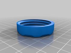 Round Towel Holder 3D Printer Model