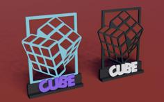 Cube Art 3D Printer Model