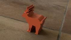 Reindeer Meeple 3D Printer Model