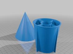 5 _segment_pen_holder 3D Printer Model