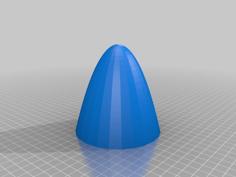 Bottle Rocket Nose Cone 3D Printer Model