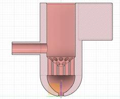 Air Assist Laminaire For Laser Ortur Fixed Focus 3D Printer Model