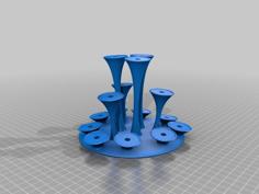 Atouquet (stand For 15 X 510 Vape Atomizers) 3D Printer Model