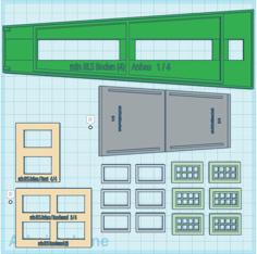 Ringlokschuppen / Anbau_V1_1/Teile 3D Printer Model