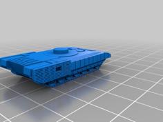 T-14 Armata Tank, V.2 3D Printer Model