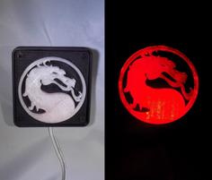 Mortal Kombat LED Light/NightLight 3D Printer Model