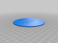 P1 Golden Boy Coaster 3D Printer Model