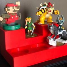 Amiibo Stand System – No Connectors 3D Printer Model