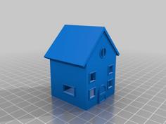 Simple House 3D Printer Model