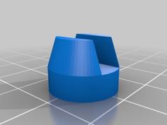 Parametric Rubber Foot Mount 3D Printer Model