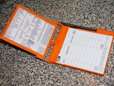 Home Depot “Cut Ticket” Notebook Holder #RetailTools UPDATED 2015-05-11 3D Printer Model