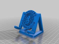 Rangers FC Phone Holder 3D Printer Model