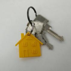 House Keychain 3D Printer Model