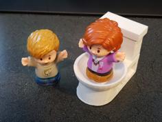 Toilet/Potty For Fisher Price Little People 3D Printer Model