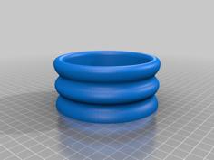 Wavy Small Modern Bowl 3D Printer Model