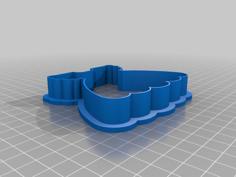 Dress Cookie Cutter 3D Printer Model