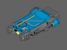 Macross/Robotech ARMD-Class Carrier (TV Version) 1/3000 (Remix) 3D Printer Model