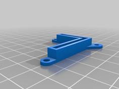 Mecpow X3 Laser Cutter Foot Holder 3D Printer Model