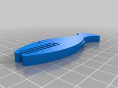 Clothespin Fish 3D Printer Model