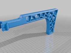 Picatinny Rail Mounted Stock 3D Printer Model