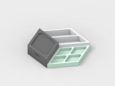 Modular Desk Organizer 3D Printer Model