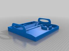 Bed Caddy W/ Tablet Stand 3D Printer Model