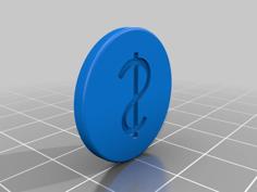 Shopping Cart Coin 3D Printer Model