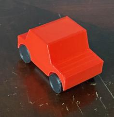 Rollable Car Toy 3D Printer Model