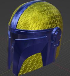 Royal Mandalorian Helmet Luxry Edition 3D Printer Model