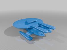 Star Trek TNG Yamato Class 3D Printer Model