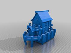 Cartoonish_house_ship_-_terrain 3D Printer Model