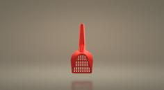 Cat Litter Scoop – Litter Removal Shovel Poopsy :) 3D Printer Model