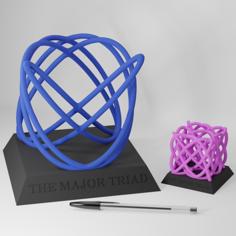 Lissajous Curves – Major And Minor Triads 3D Printer Model