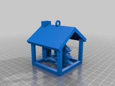 Christmas House Ornament 3D Printer Model