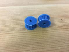 GT2 Pulley 20T 3mm And 5mm Bore 3D Printer Model