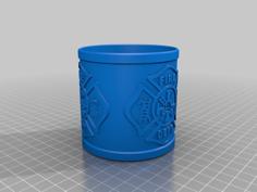 Fire Fighter Pencil Holder 3D Printer Model