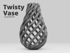 Twisty Vase 3D Printer Model