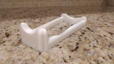 Tilted Wine Bottle Stand 3D Printer Model