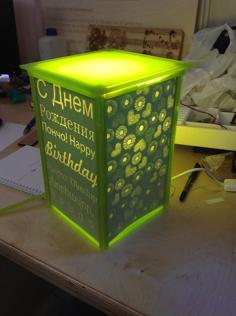 Laser Cut DIY Nightlight Lamp