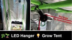 4.7 LED Hanger For Grow Tent 3D Printer Model